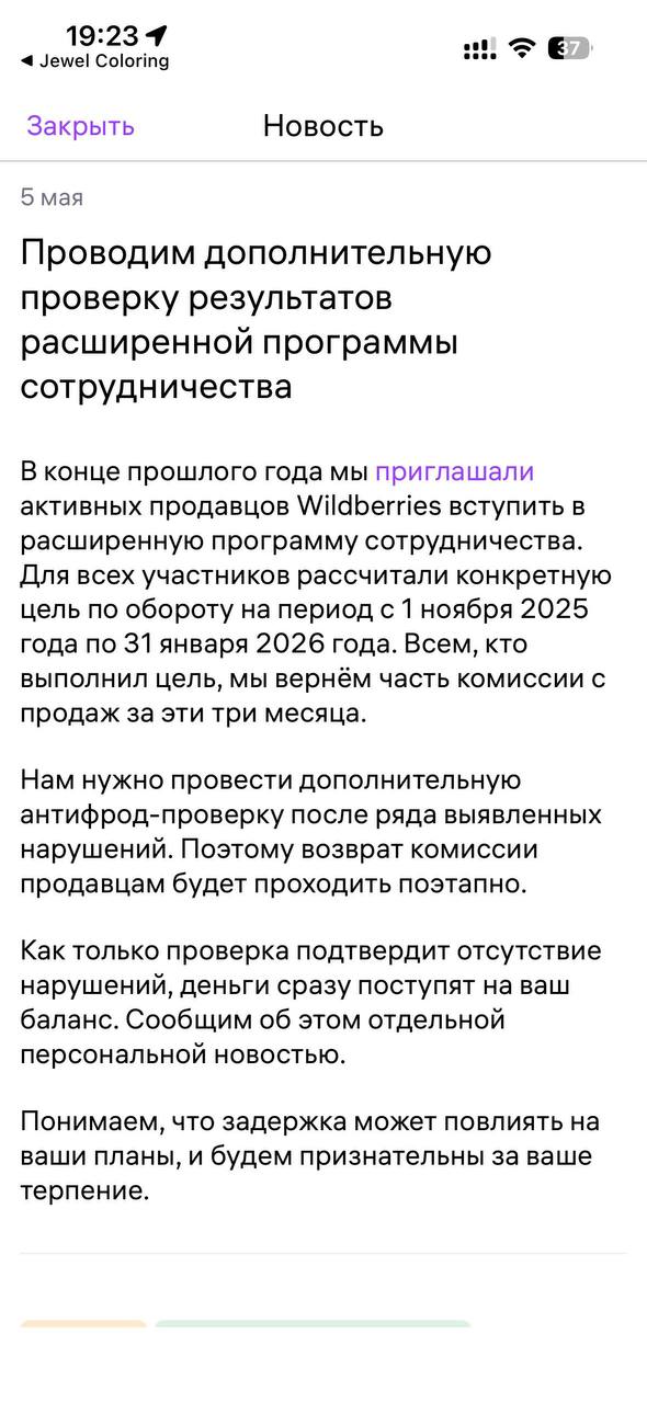 WB продлевает проверку результатов: что не так?