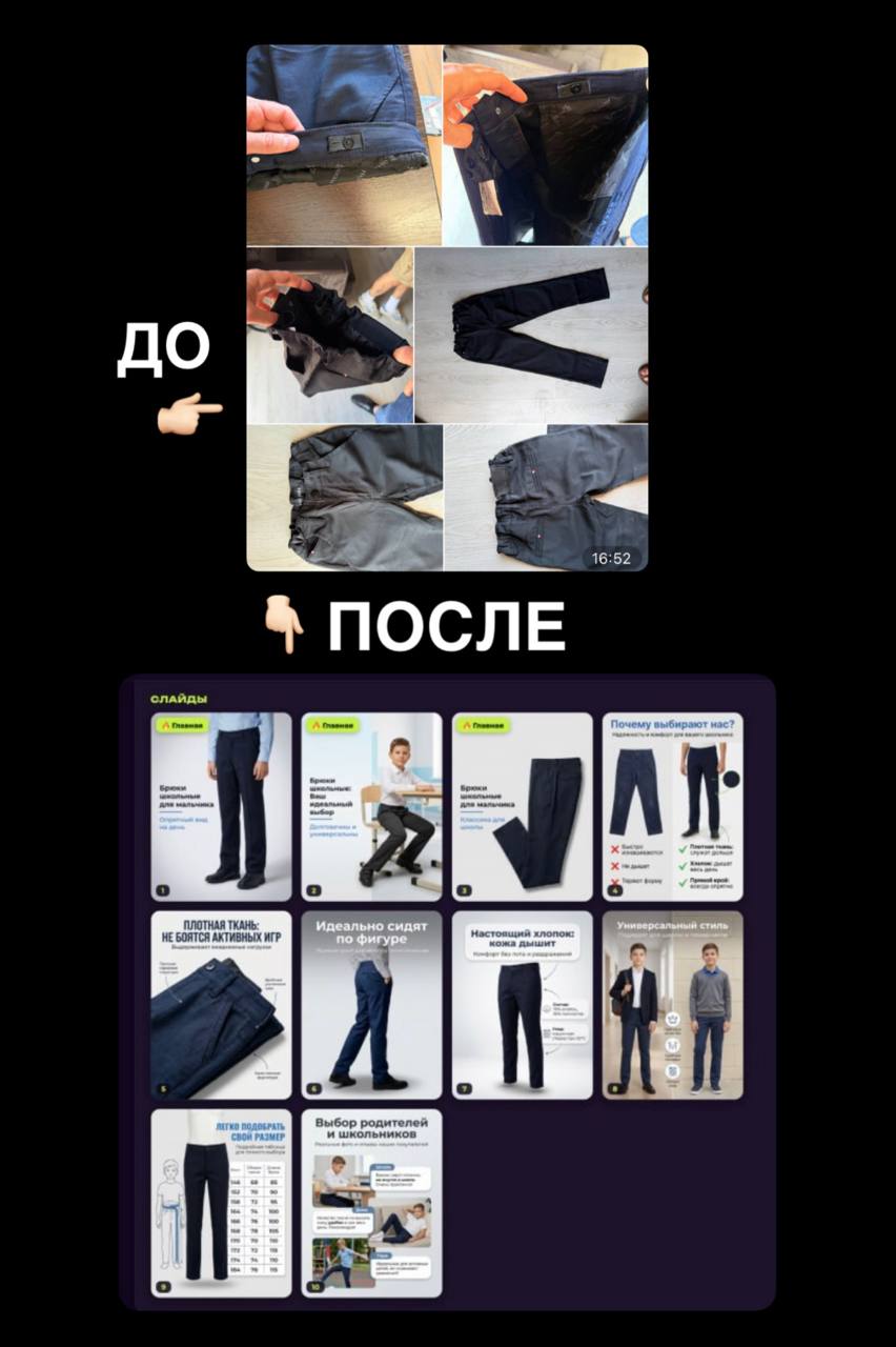 Готовая карточка за 3 клика: первые результаты